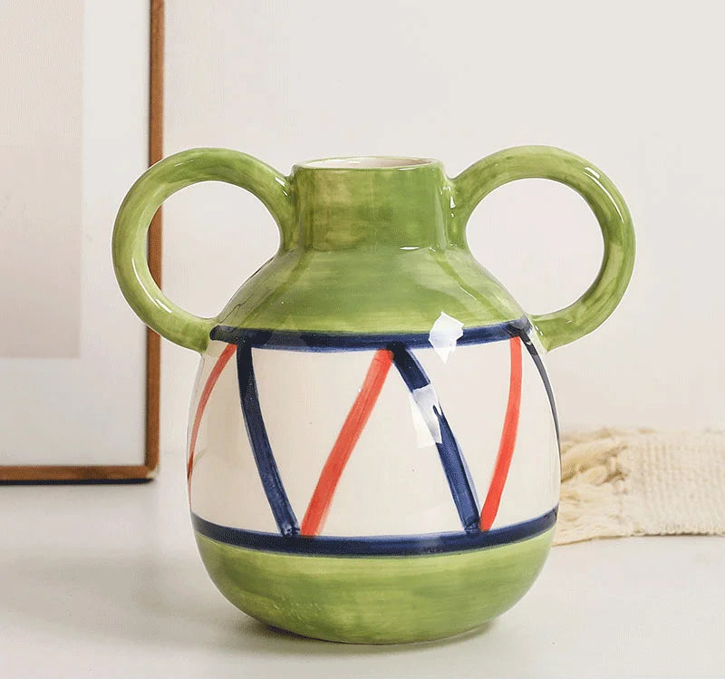 Vaso Decorativo Listrado | Henry
