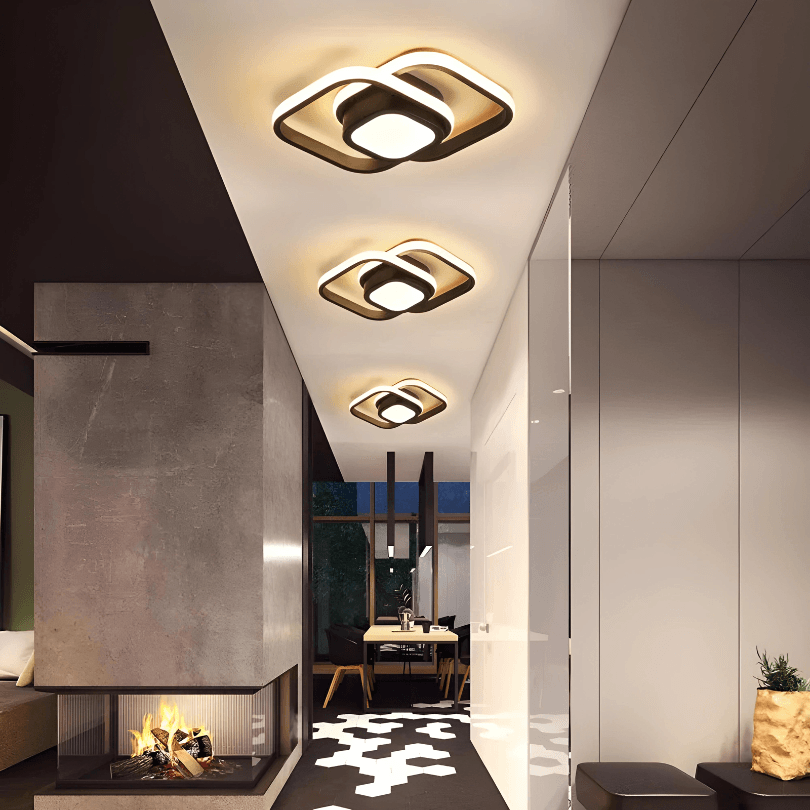Luminária de Teto - Interlace Glow Quadrada | Henry