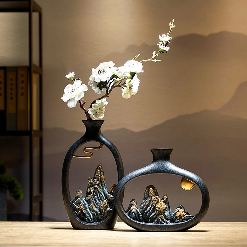 Vaso Decorativo em Resina | Henry