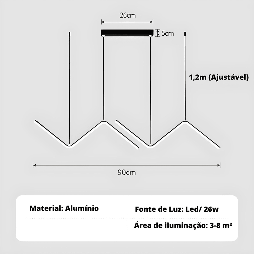 Luminária Supensa - WaveLuxe | Henry