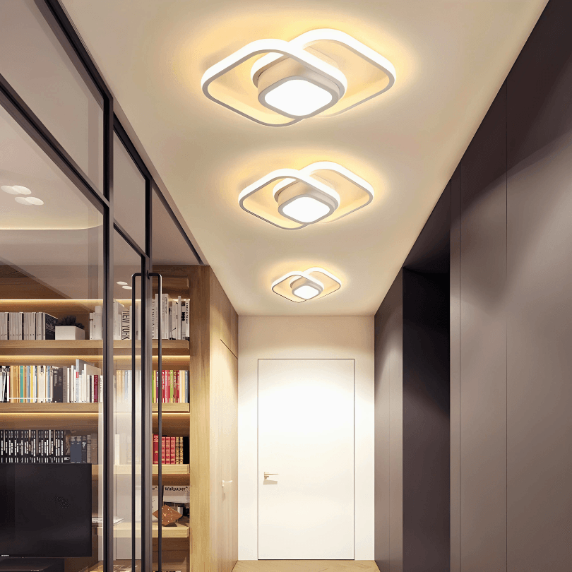 Luminária de Teto - Interlace Glow Quadrada | Henry