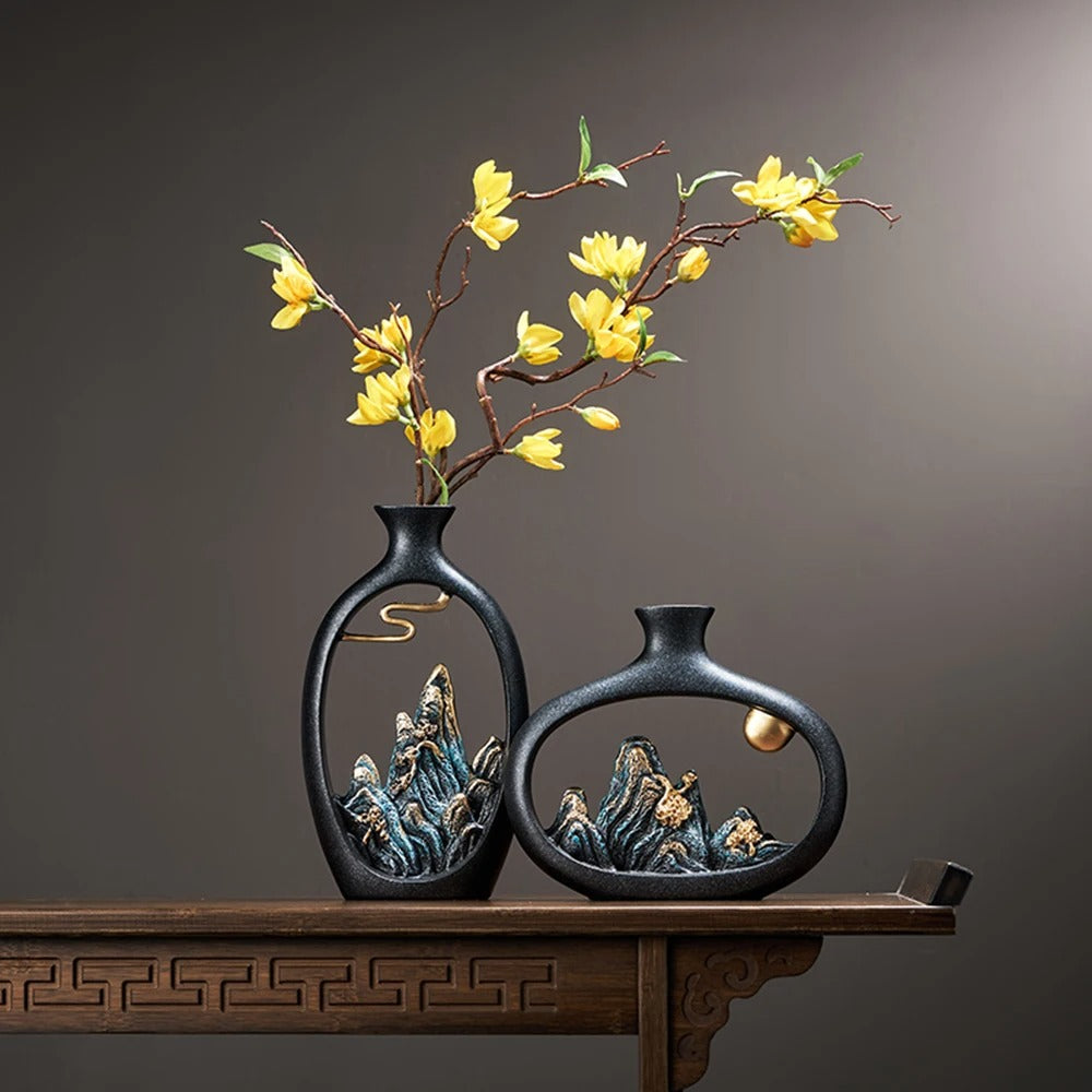 Vaso Decorativo em Resina | Henry