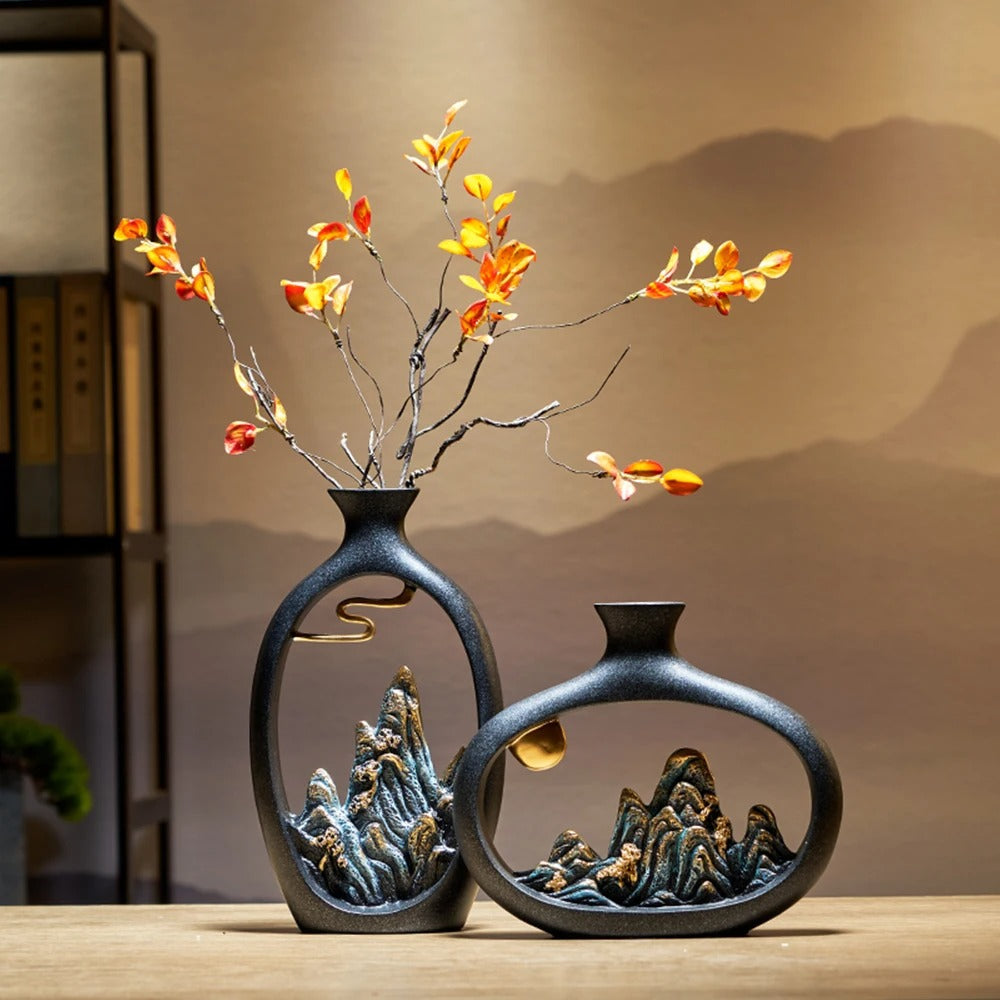 Vaso Decorativo em Resina | Henry