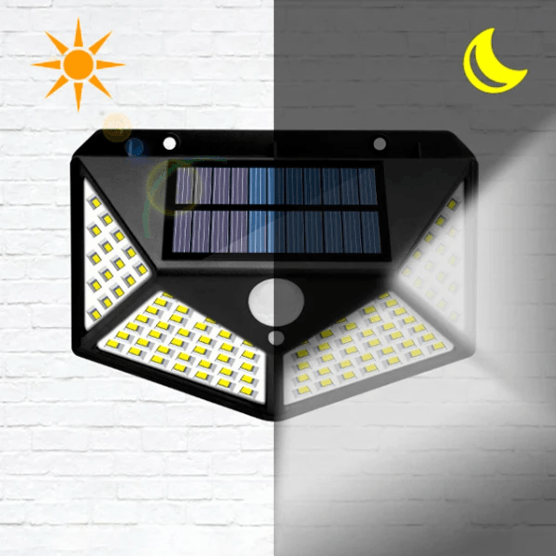 Refletor Solar com Sensor de Movimento - SafetyHome Led | Henry