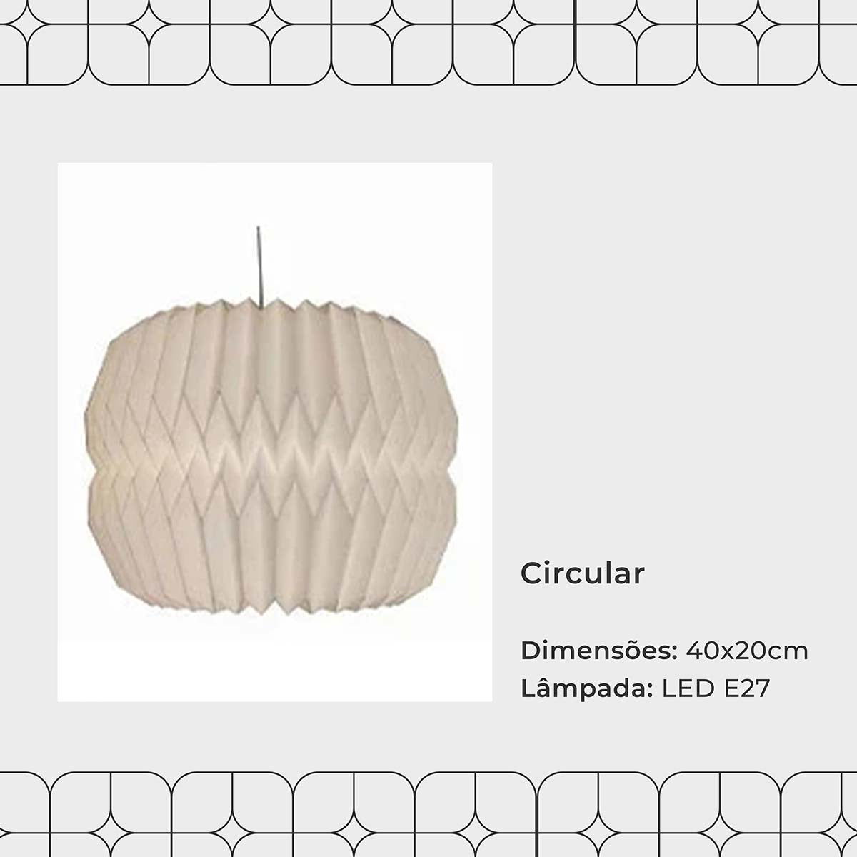 Pendentes LED de Origami (a prova d'água) | Henry