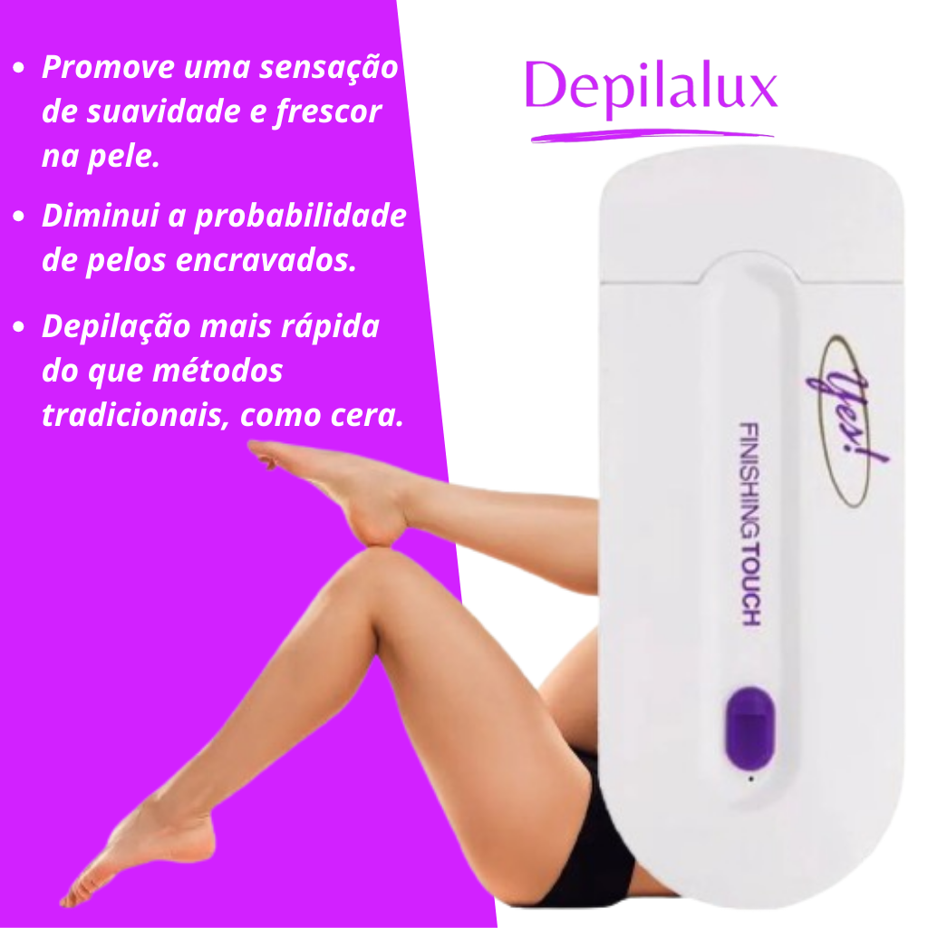 Depilalux® - Depilador Indolor 2 em 1 - Portátil | Henry