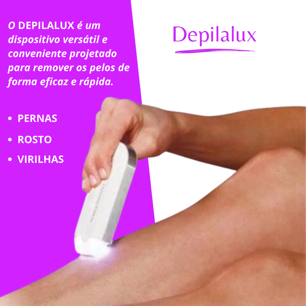 Depilalux® - Depilador Indolor 2 em 1 - Portátil | Henry