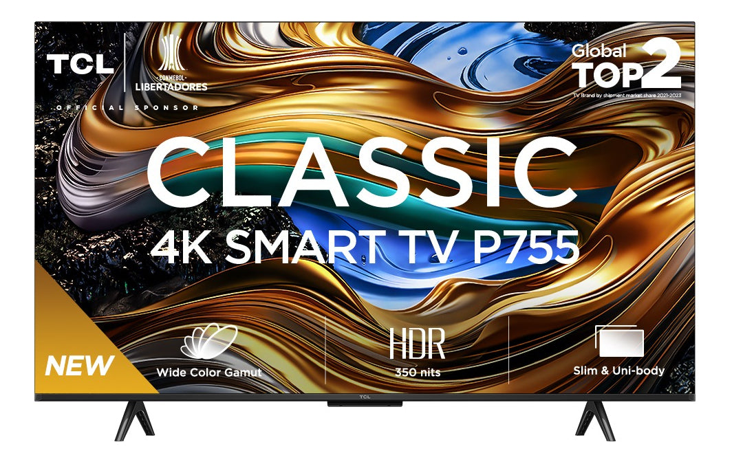 Smart Tv 43'' Classic 4k 43p755 Google Tv Dolby Tcl Bivolt | Henry