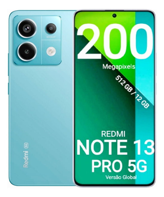 Xiaomi Redmi Note 13 Pro 5G (eSIM) Dual SIM 512 GB Azul 12 GB RAM | Henry