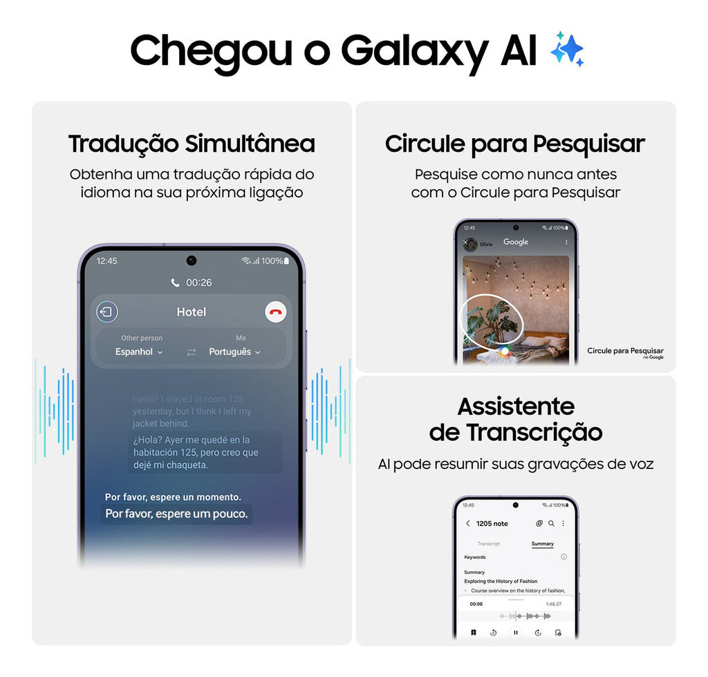 Samsung Galaxy S24 Galaxy Ai 8GB RAM 256GB Violeta | Henry