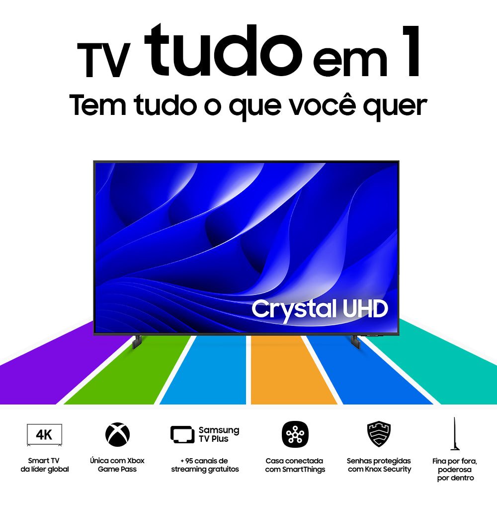 Smart Tv Samsung 55 Crystal Uhd 4k 55du8000 2024 | Henry