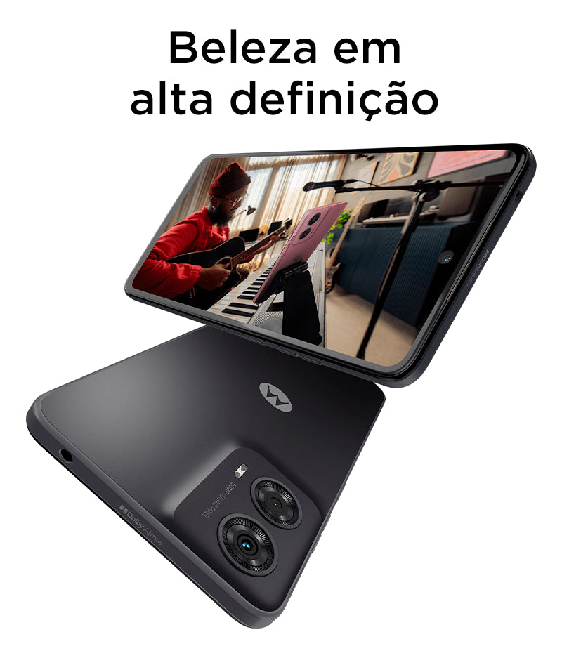 Smartphone Motorola Moto G24 128gb 4gb 6,6'' Hd+ Android 14 4G/Lite Dual Sim Grafite | Henry