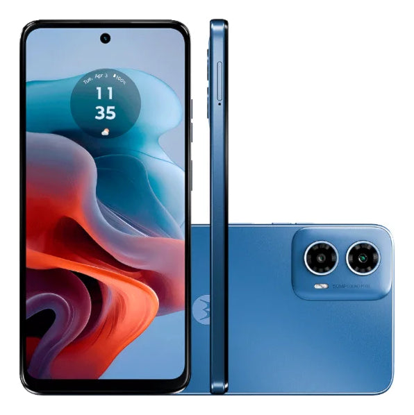 Smartphone Motorola Moto G34 5G 4 128GB GB RAM Dual Sim Android Azul Tela HD+ 6,5'' | Henry