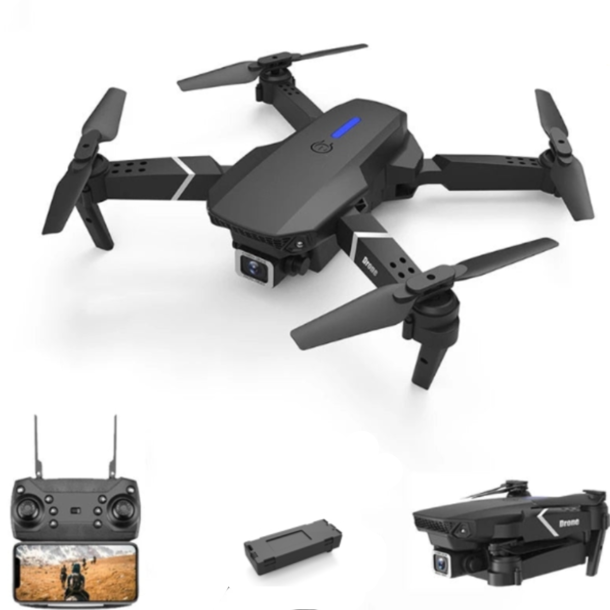 Drone Profissional Wifi / Zangão 4k - 1080p | Henry