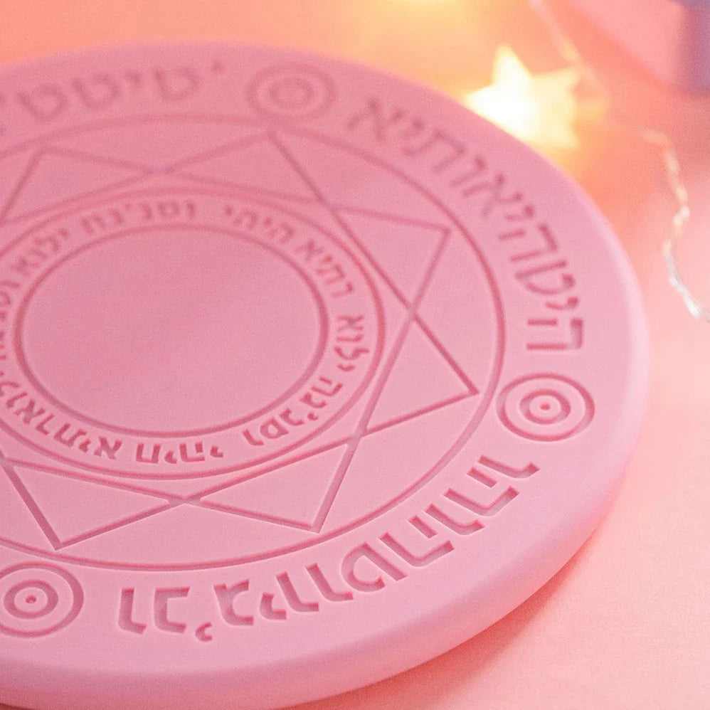 Carregador Por Indução Sem Fio Círculo Magico Mandala LED | Henry