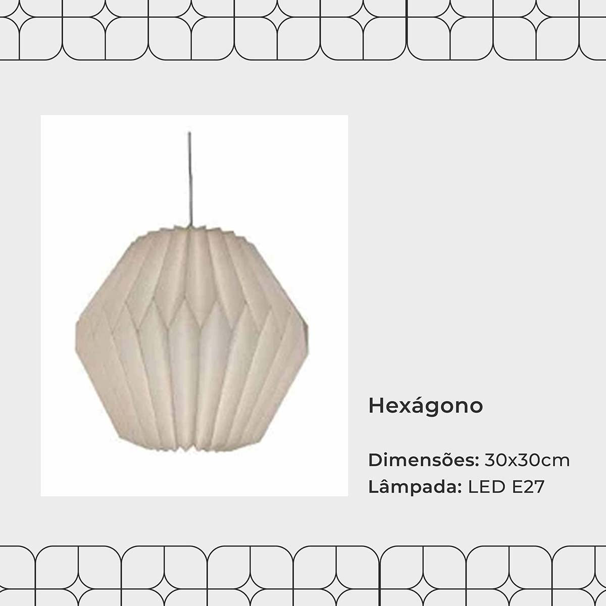 Pendentes LED de Origami (a prova d'água) | Henry