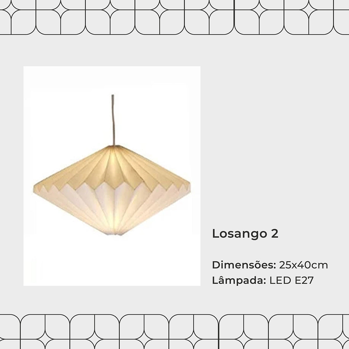 Pendentes LED de Origami (a prova d'água) | Henry