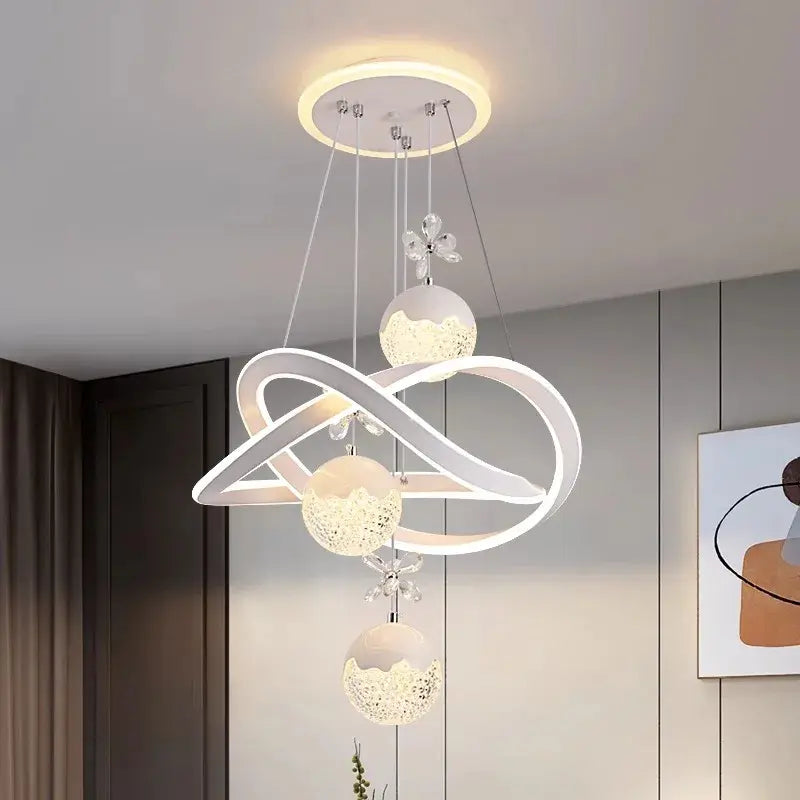 Luminária Pendente Moderna Lustre de Cristal | Henry