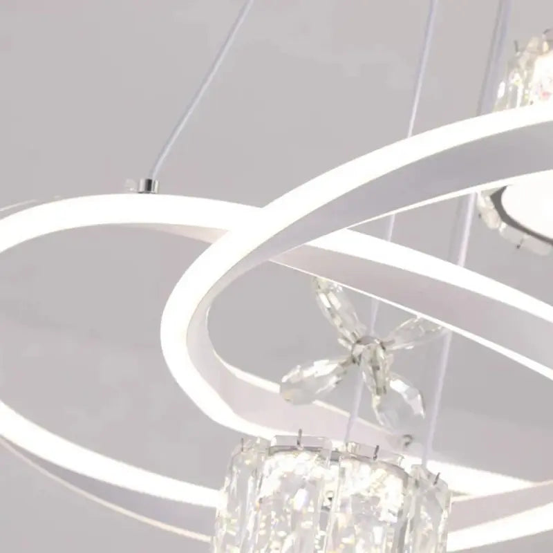 Luminária Pendente Moderna Lustre de Cristal | Henry