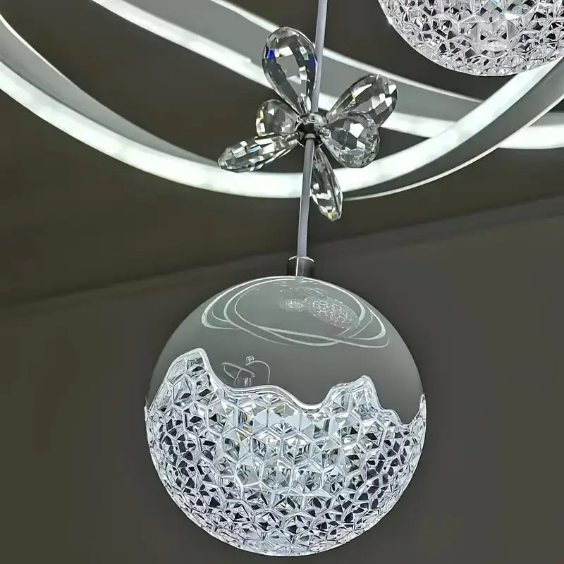 Luminária Pendente Moderna Lustre de Cristal | Henry
