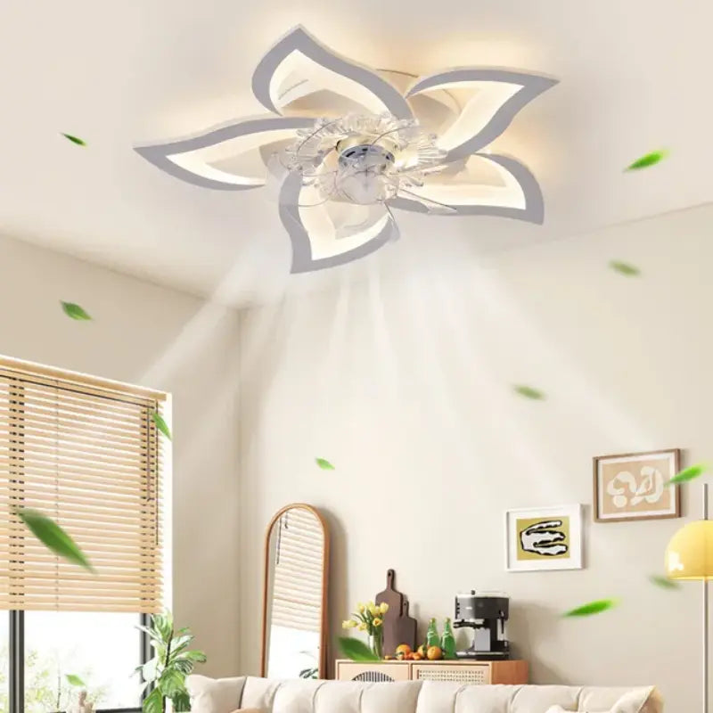 Luminária e Ventilador de Teto Moderno com Controle Remoto Adenium | Henry