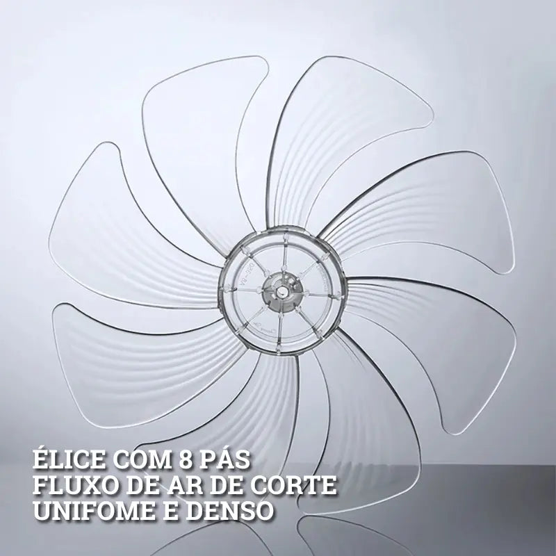 Luminária e Ventilador de Teto Moderno com Controle Remoto Adenium | Henry
