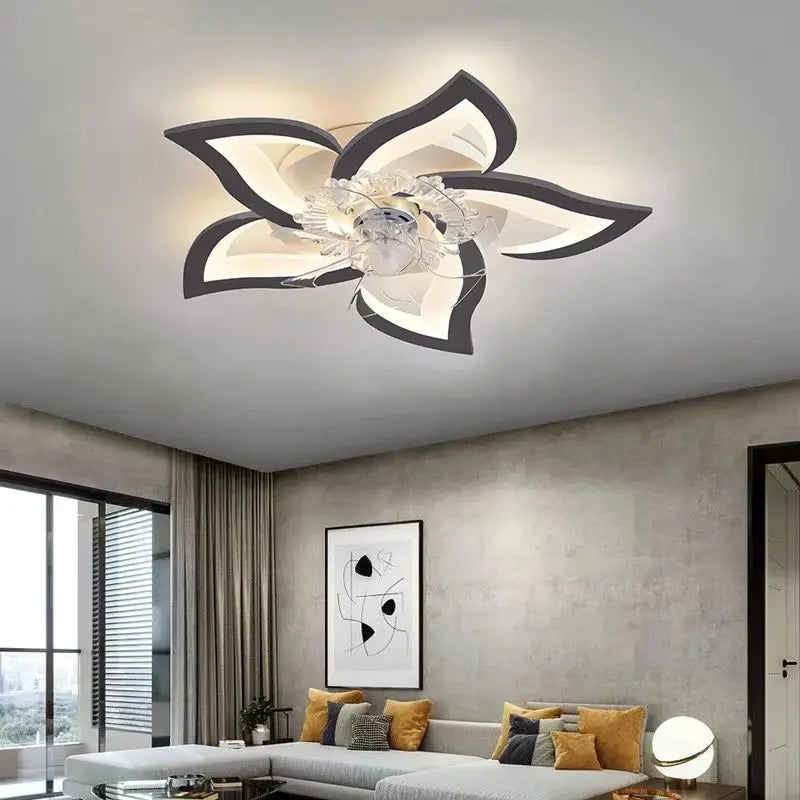 Luminária e Ventilador de Teto Moderno com Controle Remoto Adenium | Henry