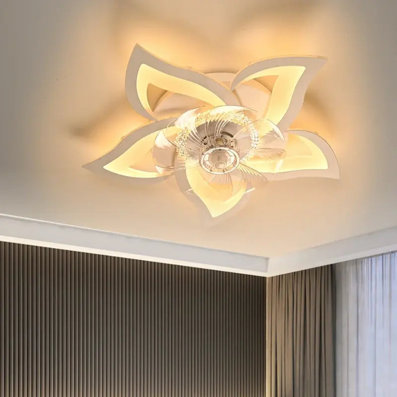 Luminária e Ventilador de Teto Moderno com Controle Remoto Adenium | Henry