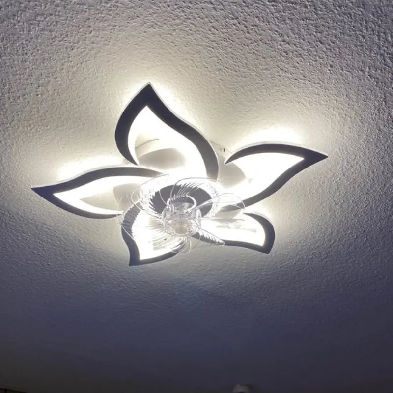Luminária e Ventilador de Teto Moderno com Controle Remoto Adenium | Henry