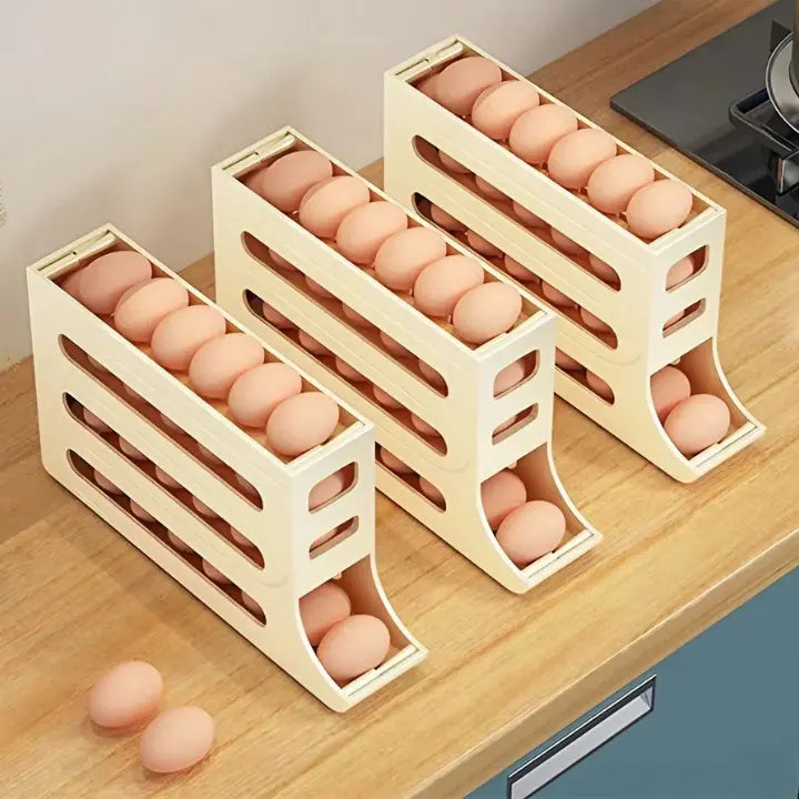 Organizador de Geladeira Porta Ovos 4 Camadas | Henry