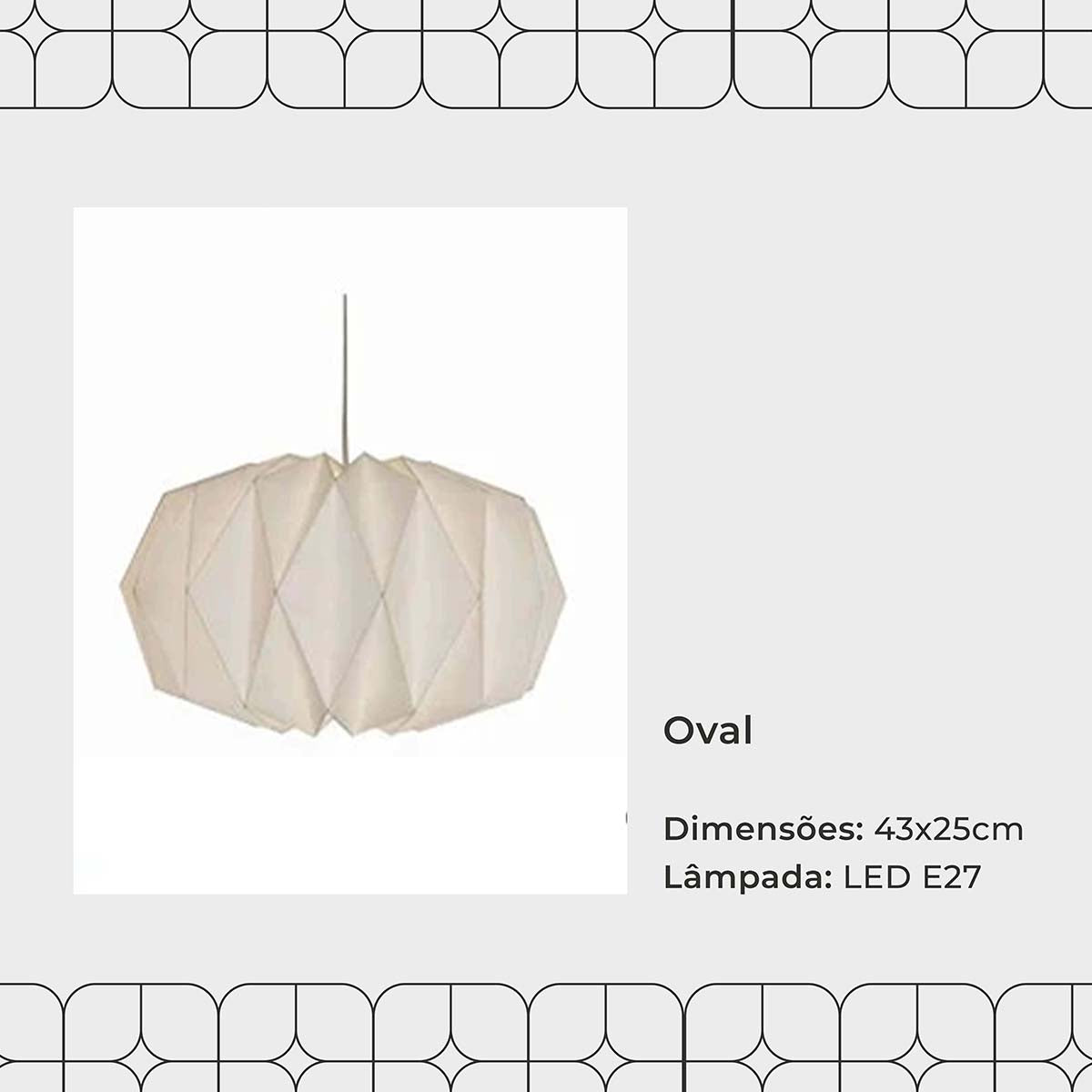 Pendentes LED de Origami (a prova d'água) | Henry