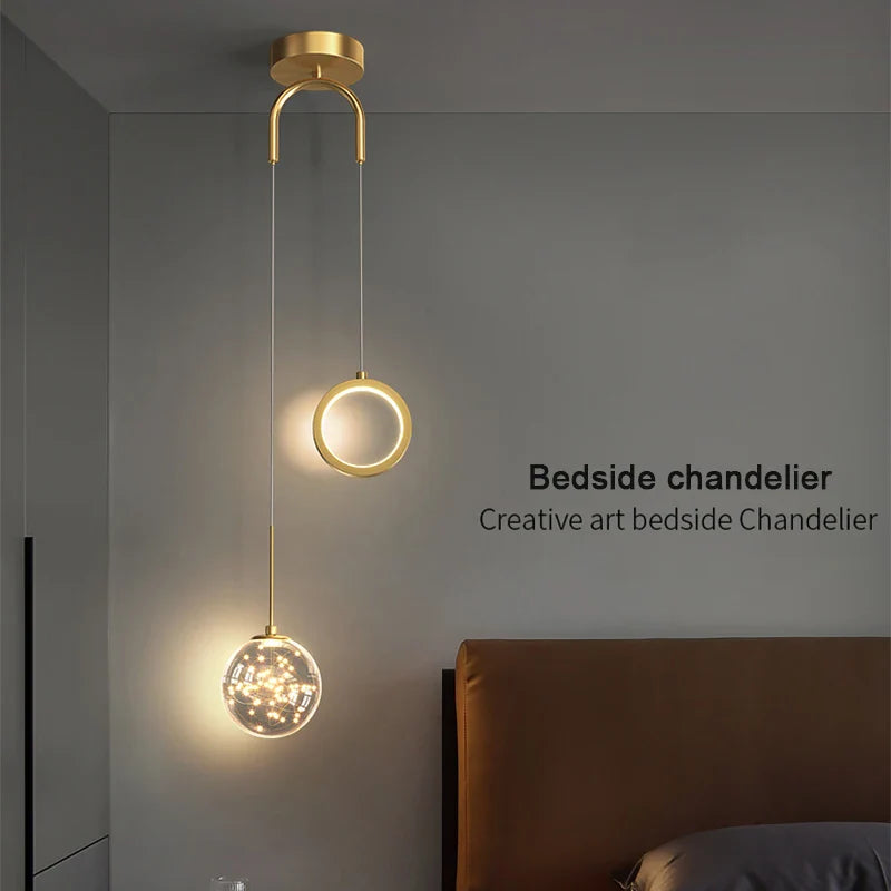 Lustre LED Nordic Gold | Henry