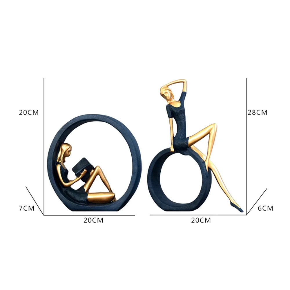 Escultura Yoga Girl | Henry