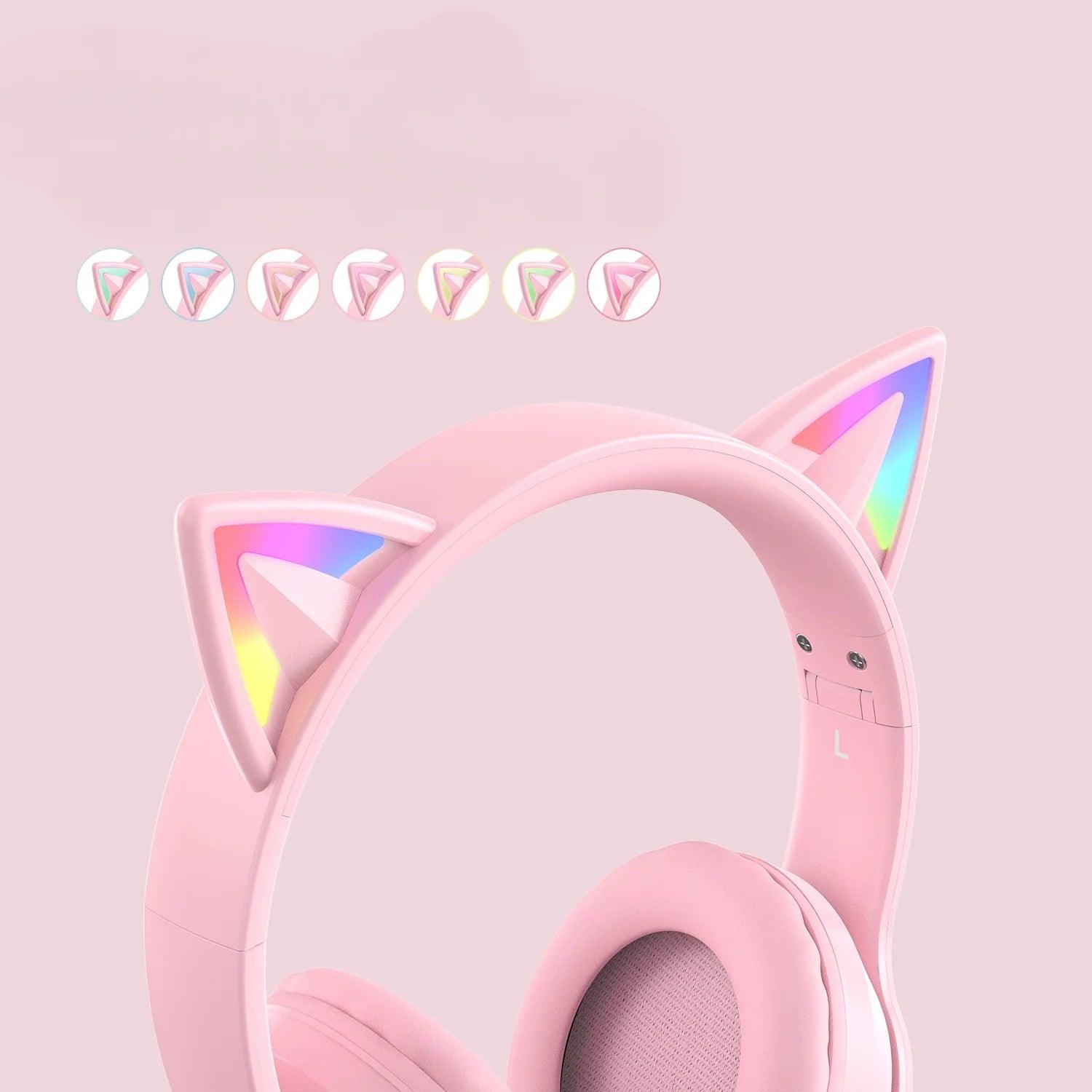 Fone de Ouvido Gatinha RGB B90®️ - LOJAS HENRY SHOP