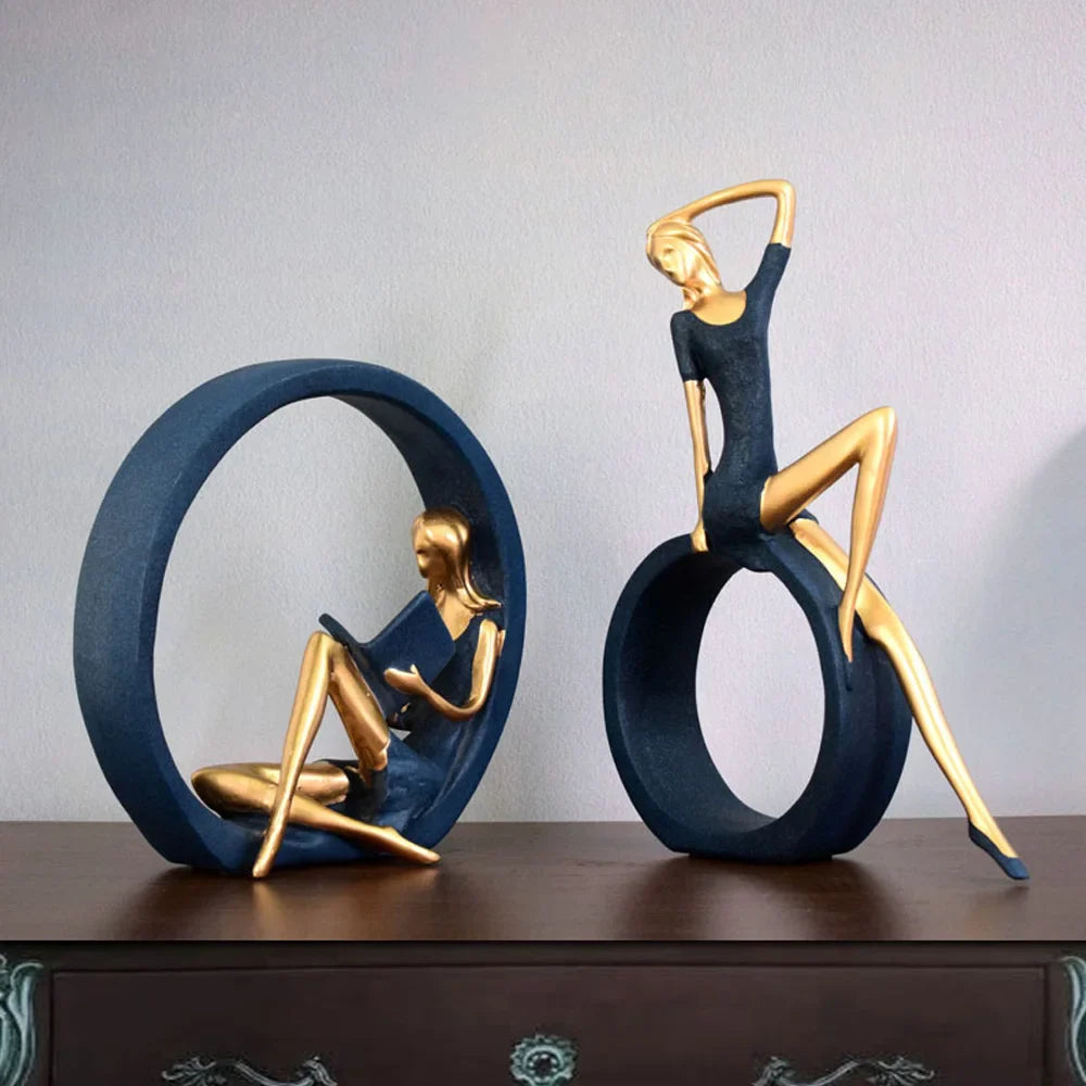 Escultura Yoga Girl | Henry