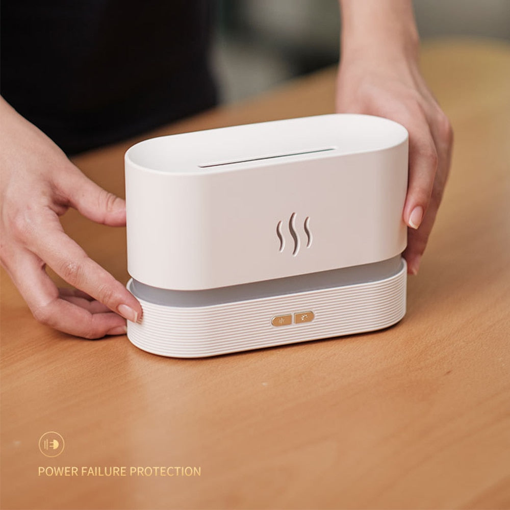Umidificador e Aromatizador - Efeito Chamas - Até 7 cores | Henry