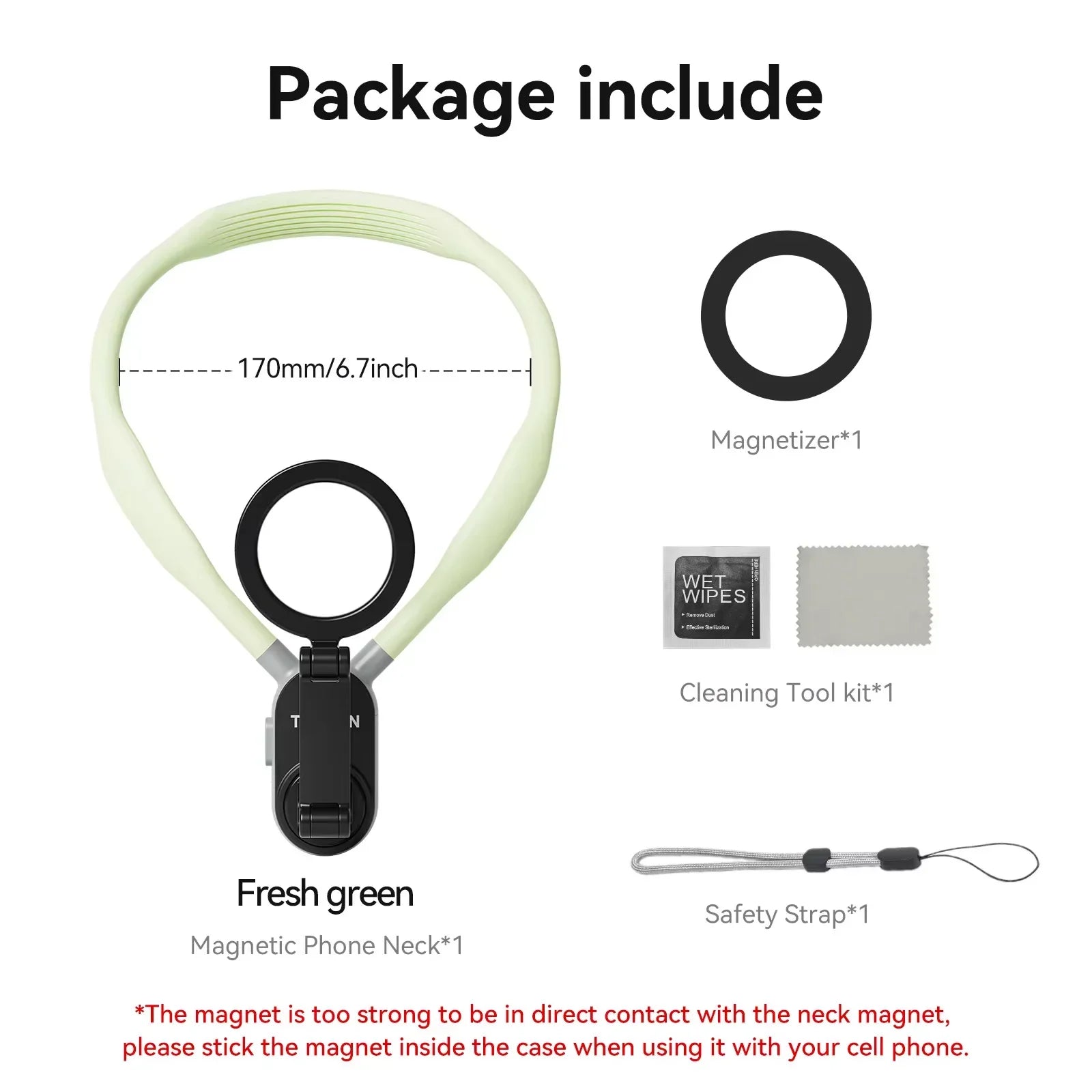 Suporte de Pescoço Magnético Para iPhone | Henry
