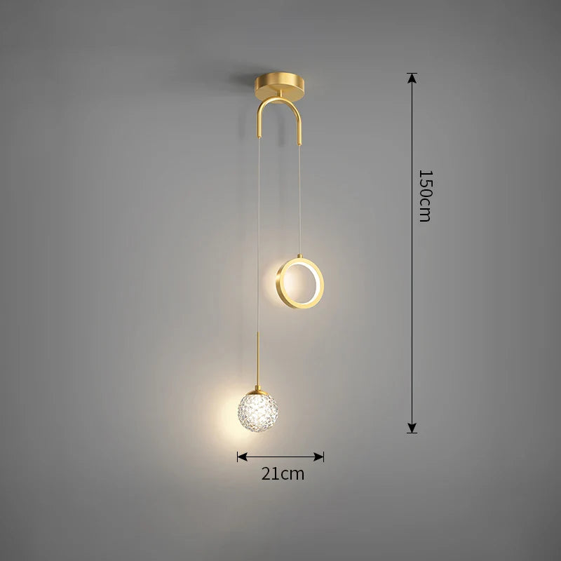 Lustre LED Nordic Gold | Henry