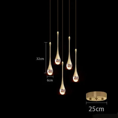 Luminária Pendente Cristal | Henry