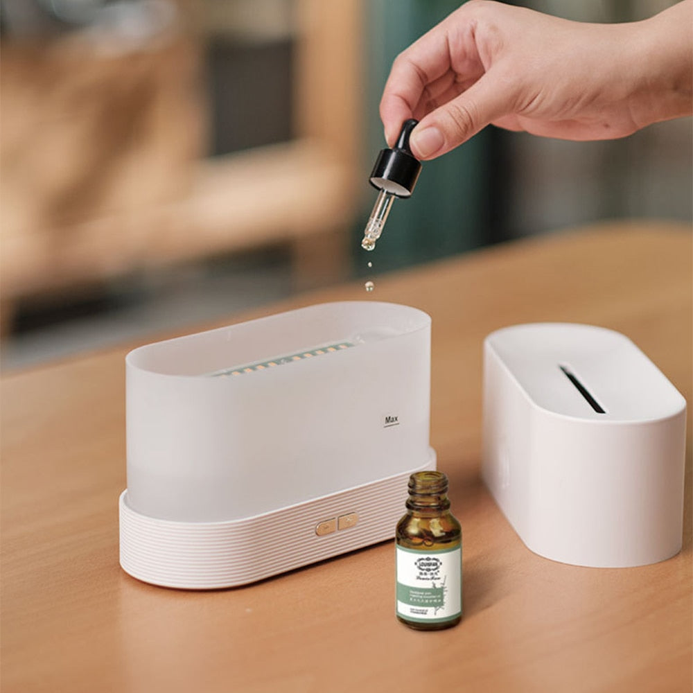 Umidificador e Aromatizador - Efeito Chamas - Até 7 cores | Henry