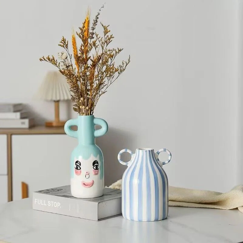 Vaso Decorativo Listrado | Henry