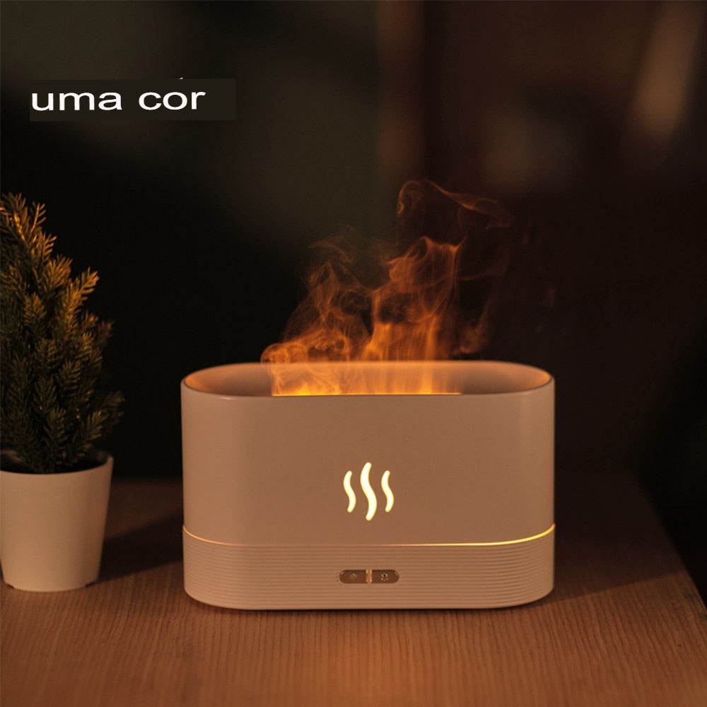 Umidificador e Aromatizador - Efeito Chamas - Até 7 cores | Henry