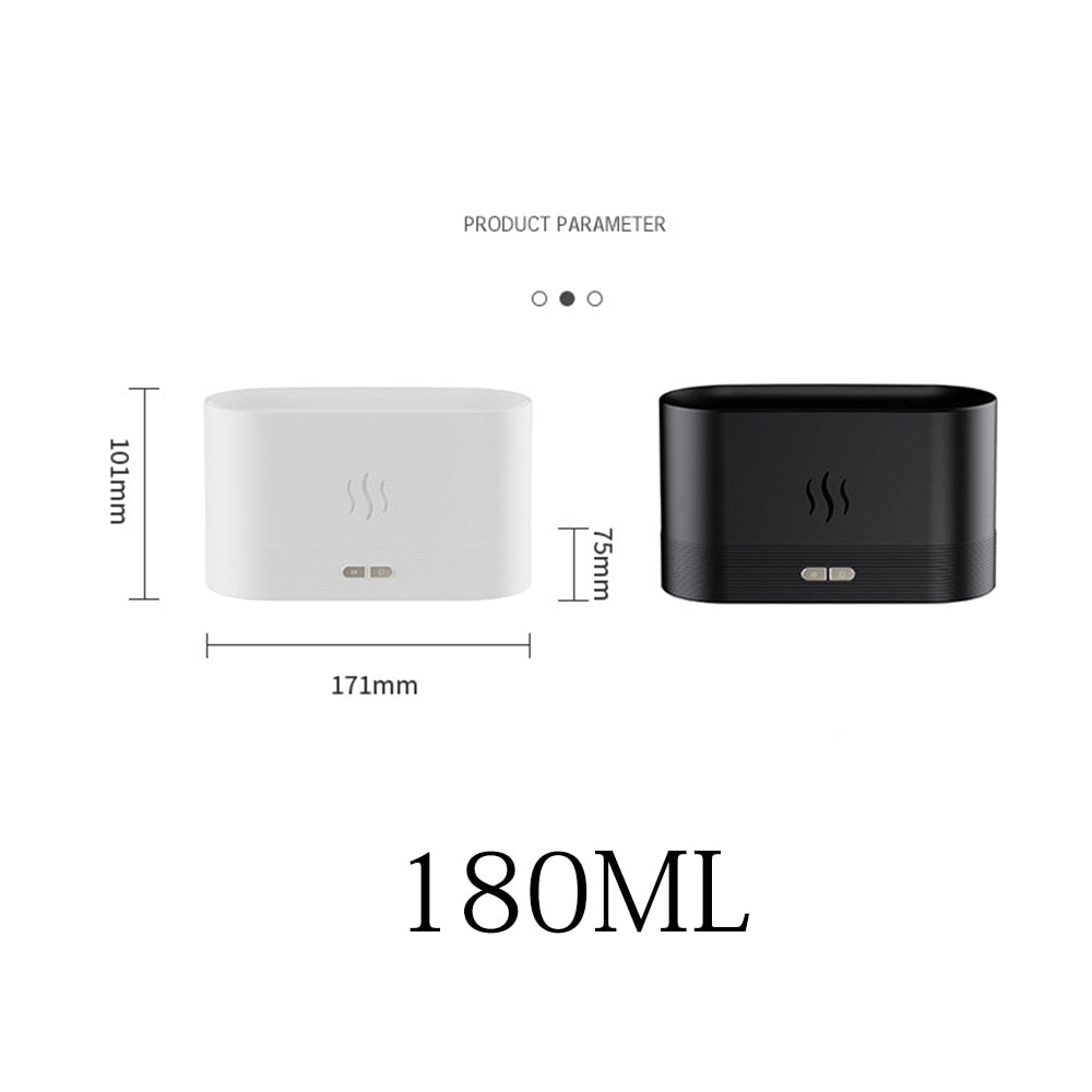 Umidificador e Aromatizador - Efeito Chamas - Até 7 cores | Henry