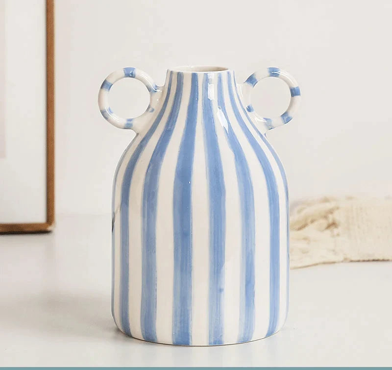 Vaso Decorativo Listrado | Henry