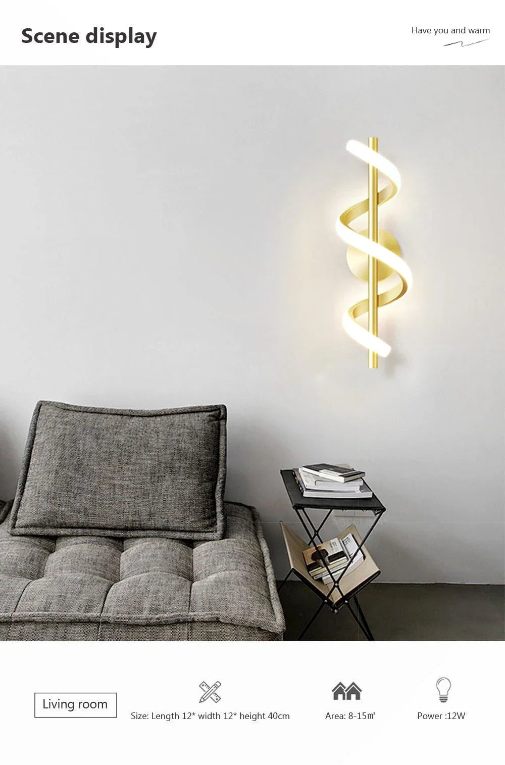 Luminária LED Nórdica Minimalista | Henry
