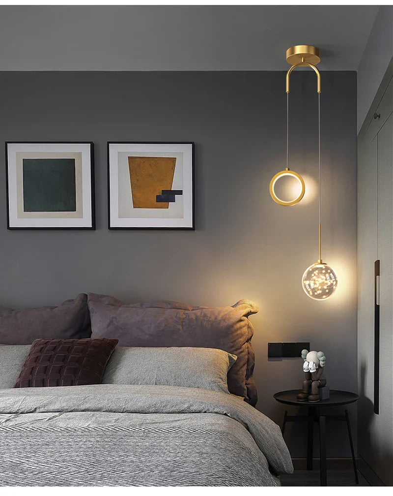 Lustre LED Nordic Gold | Henry