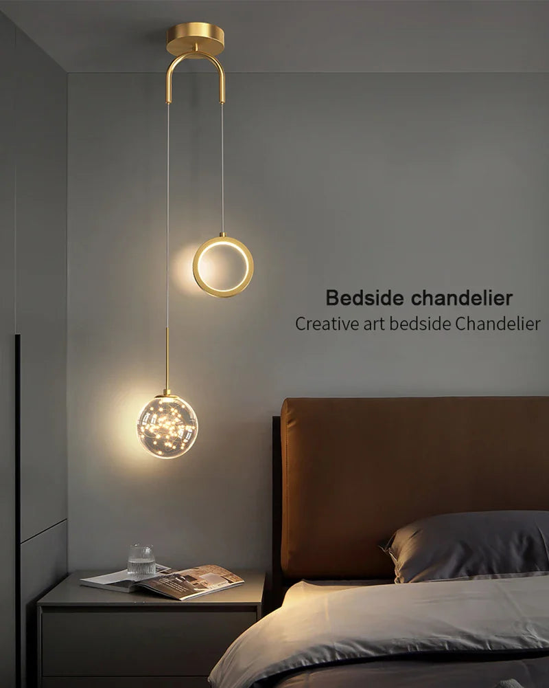 Lustre LED Nordic Gold | Henry