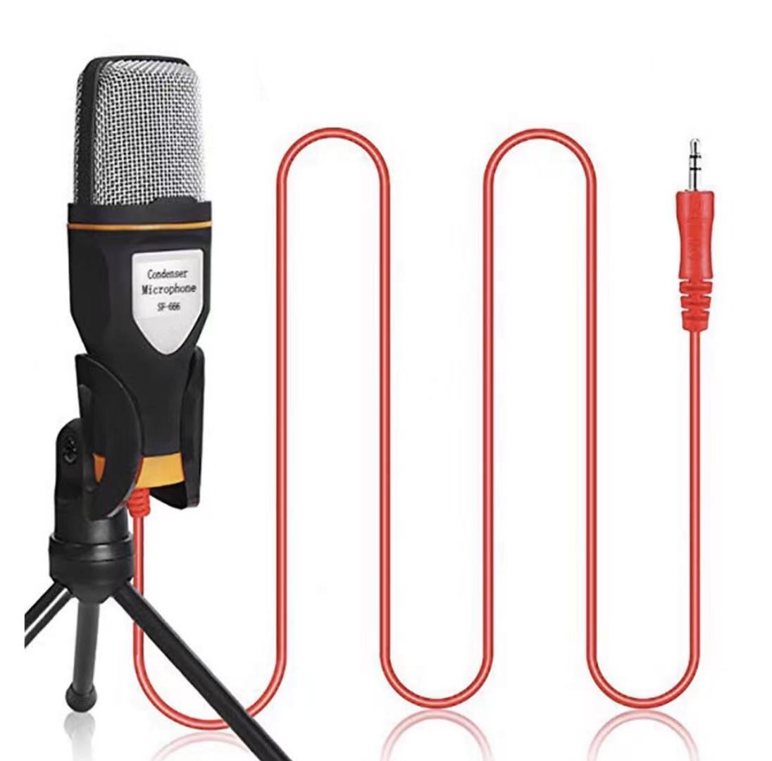Microfone Condensador de mesa para PC Notebook entrada P2 | Henry
