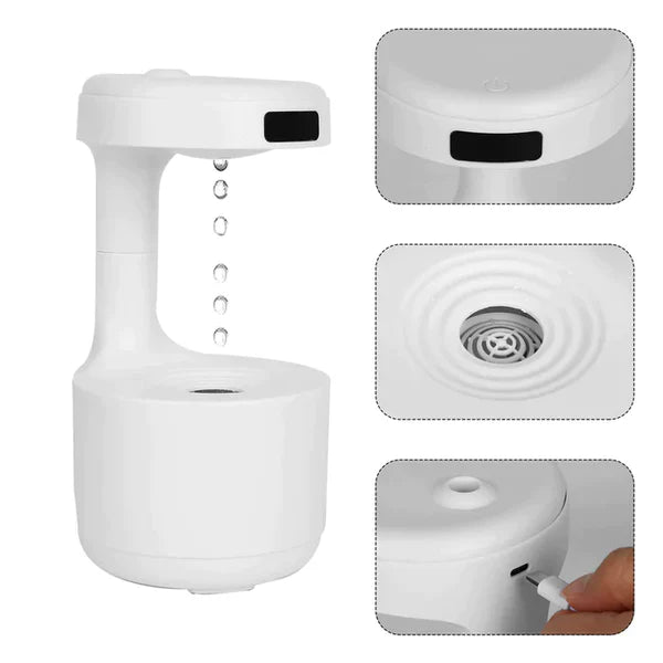 Umidificador Antigravidade - 800ml, Recarregável | Henry