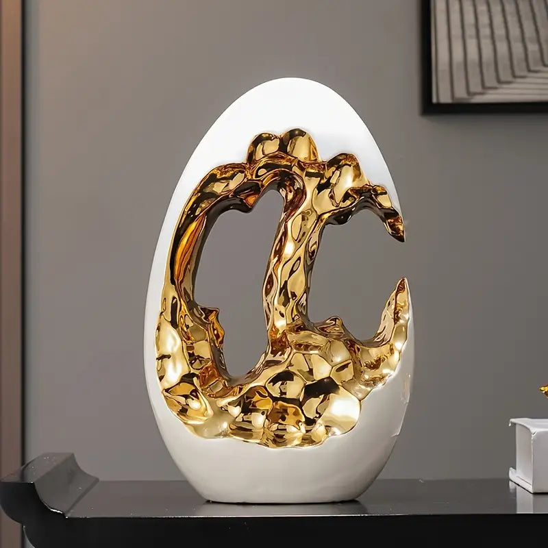 Escultura Ovo de Dragão Premium | Henry